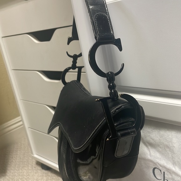Vintage Christian Dior Saddle Bag w/duster - Picture 2 of 11